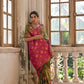 Jyoti Fashion Women's Mehendi Banarasi Silk Zari Woven Traditional Saree with Blouse | Swadesiicart