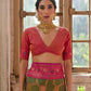 Jyoti Fashion Women's Mehendi Banarasi Silk Zari Woven Traditional Saree with Blouse | Swadesiicart