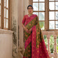 Jyoti Fashion Women's Mehendi Banarasi Silk Zari Woven Traditional Saree with Blouse | Swadesiicart