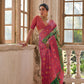 Jyoti Fashion Women's Pista Green Banarasi Silk Zari Woven Traditional Saree with Blouse | Swadesiicart