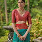 Jyoti Fashion Women's Rama Banarasi Silk Zari Woven Traditional Saree with Blouse | Swadesiicart