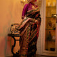 Jyoti Fashion Women's Black Soft Banarasi Silk Zari Woven Traditional Saree with Blouse | Swadesiicart