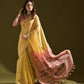Jyoti Fashion Women's Yellow Soft Muga Cotton Resham Zari Weaving Traditional Saree with Blouse | Swadesiicart