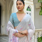 Jyoti Fashion Women's Pink Soft Muga Cotton Floral Weaving Traditional Saree with Blouse | Swadesiicart