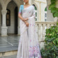Jyoti Fashion Women's Pink Soft Muga Cotton Floral Weaving Traditional Saree with Blouse | Swadesiicart