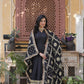 Jyoti Fashion Women's Black Star Georgette Sequins Zari Embroidered Long Anarkali Sets | Swadesiicart