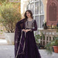 Jyoti Fashion Women's Wine Faux Georgette Embroidered Pearl Work Anarkali Set with Dupatta | Swadesiicart