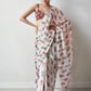 Jyoti Fashion Women's Multicolor Chinon Digital Printed Ready To Wear Saree with Blouse | Swadesiicart