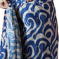 Jyoti Fashion Women's Blue Chinon Digital Printed Ready To Wear Saree with Blouse | Swadesiicart
