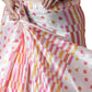 Jyoti Fashion Women's Multicolor Chinon Digital Printed Ready To Wear Saree with Blouse | Swadesiicart