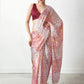 Jyoti Fashion Women's Multicolor Chinon Digital Printed Ready To Wear Saree with Blouse | Swadesiicart