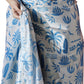Jyoti Fashion Women's Sky Blue Chinon Digital Printed Ready To Wear Saree with Blouse | Swadesiicart
