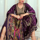 Jyoti Fashion Women's Purple Velvet Cording with Digital Printed Kurta with Trouser & Dupatta | Swadesiicart