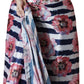 Jyoti Fashion Women's Multicolor Chinon Digital Printed Ready To Wear Saree with Blouse | Swadesiicart