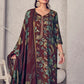 Jyoti Fashion Women's Maroon Pure Pashmina Digital Print with Jacquard Woven Kurta with Trouser & Dupatta | Swadesiicart