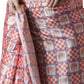 Jyoti Fashion Women's Peach Chinon Digital Printed Ready To Wear Saree with Blouse | Swadesiicart