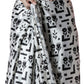 Jyoti Fashion Women's Black Chinon Digital Printed Ready To Wear Saree with Blouse | Swadesiicart