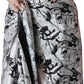 Jyoti Fashion Women's Black Chinon Digital Printed Ready To Wear Saree with Blouse | Swadesiicart