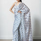 Jyoti Fashion Women's Blue Chinon Digital Printed Ready To Wear Saree with Blouse | Swadesiicart