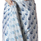 Jyoti Fashion Women's Blue Chinon Digital Printed Ready To Wear Saree with Blouse | Swadesiicart