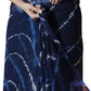 Jyoti Fashion Women's Dark Blue Marble Chiffon Printed Ready To Wear Saree with Blouse | Swadesiicart