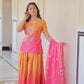 Jyoti Fashion Women's Pink Chinon Beads Embroidered Sharara Set with Dupatta | Swadesiicart