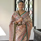 Jyoti Fashion Women's Mehendi Soft Tussar Silk Printed Designer Saree with Blouse | Swadesiicart