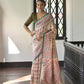 Jyoti Fashion Women's Mehendi Soft Tussar Silk Printed Designer Saree with Blouse | Swadesiicart