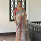 Jyoti Fashion Women's Red Soft Tussar Silk Printed Designer Saree with Blouse | Swadesiicart