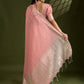 Jyoti Fashion Women's Peach Tissue Linen Silk Zari Woven Designer Saree with Blouse | Swadesiicart