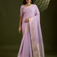 Jyoti Fashion Women's Purple Tissue Linen Silk Zari Woven Designer Saree with Blouse | Swadesiicart