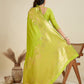 Jyoti Fashion Women's Green Soft Kanjivaram Silk Zari Woven Designer Saree with Blouse | Swadesiicart