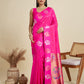 Jyoti Fashion Women's Pink Soft Kanjivaram Paithani Silk Zari Woven Designer Saree with Blouse | Swadesiicart