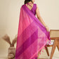 Jyoti Fashion Women's Pink Khadi Raw Silk Temple Woven Border Designer Saree with Blouse | Swadesiicart