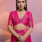 Jyoti Fashion Women's Rani Pink Handloom Raw Silk Weaving Designer Saree with Blouse | Swadesiicart