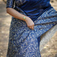 Jyoti Fashion Women's Blue Handloom Raw Silk Weaving Designer Saree with Blouse | Swadesiicart