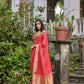 Jyoti Fashion Women's Coral Soft Kalyani Silk Zari Woven Designer Saree with Blouse | Swadesiicart