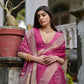 Jyoti Fashion Women's Wine Soft Kalyani Silk Zari Woven Designer Saree with Blouse | Swadesiicart