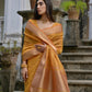 Jyoti Fashion Women's Mustard Soft Kalyani Silk Zari Woven Designer Saree with Blouse | Swadesiicart