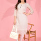 Jyoti Fashion Women's White Kanchi Cotton Lining Zari Woven Designer Kurti Only | Swadesiicart