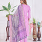 Jyoti Fashion Women's Lavender Cotton Embroidered Designer Kurta Set with Dupatta | Swadesiicart