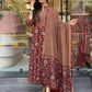 Jyoti Fashion Women's Maroon Rayon Slub Floral Printed Designer Kurta Set with Dupatta | Swadesiicart