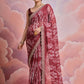 Jyoti Fashion Women's Coffee Sequence with Zari Codding Georgette Saree with Blouse | Swadesiicart