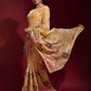 Jyoti Fashion Women's Chiku Sequence Embroidery Georgette Saree with Blouse | Swadesiicart