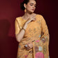 Jyoti Fashion Women's Chiku Sequence Embroidery Georgette Saree with Blouse | Swadesiicart