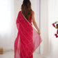 Jyoti Fashion Women's Pink Soft Sitara Embroidered Designer Saree with Blouse | Swadesiicart