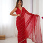 Jyoti Fashion Women's Maroon Soft Sitara Embroidered Designer Saree with Blouse | Swadesiicart