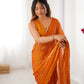 Jyoti Fashion Women's Mustard Soft Sitara Embroidered Designer Saree with Blouse | Swadesiicart