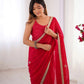 Jyoti Fashion Women's Pink Fandy Silk Embroidered Designer Saree with Blouse | Swadesiicart