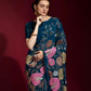Jyoti Fashion Women's Morpich Sequence Embroidery Georgette Saree with Blouse | Swadesiicart
